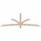 Ekena Millwork Davenport Smooth Timber Gable Bracket, Douglas Fir, 96"W x 32"H x 1 1/2"D x 3 1/2"F, 8/12 Pitch GBW096X32X0204DAV00SDF - alternate 1